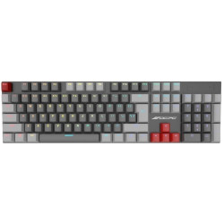 OCPC Zero Pro Gaming 104 keys Mechanical Keyboard USB - Black / Light Grey