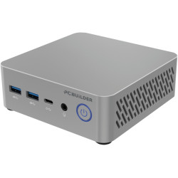 PCBuilder Cube R5-3500 Barebone Mini PC, Ryzen 5 3500U 3.7GHz, No RAM, No SSD, No OS