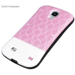 Promate Cameo.S4 Pink - Cameo-Drip Patterned Flexi-Grip Snap On Case