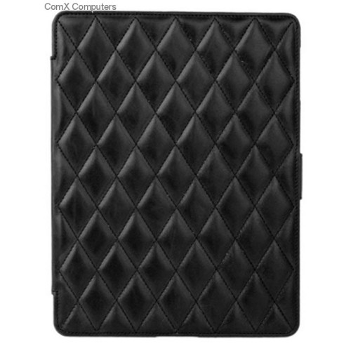 Promate iPose.10 Black Stylized Leather Design Cover