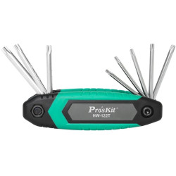 ProsKit HW-122T Folding Type 8-piece Star key Set