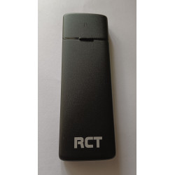 RCT M.2 NVMe & M.2 SATA to USB C Enclosure with USB Type A adaptor - Black