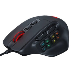 Redragon Aatrox Black 6200DP RGB MMO Gaming Mouse