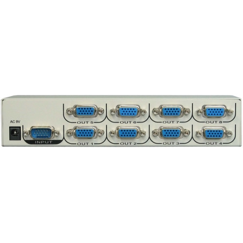 Rextron Video splitter 1 in / 8 out with metalcase