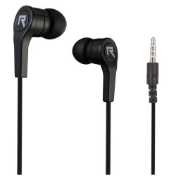 Rocka Elements earbud in-ear earphones, Black Rocka Elements earbud in-ear earphones, Black