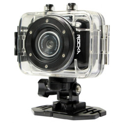 Rocka Edge Series HD 720p 1.3MP Action Camera, Black