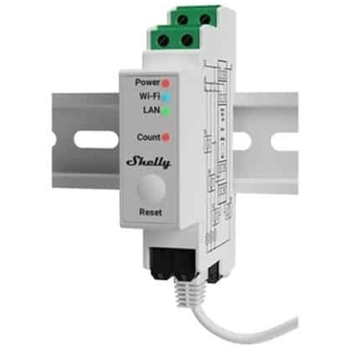 Shelly Pro 3EM (3-phase electricity Monitor) Relay with three 120A clamps Shelly Pro 3EM (3-phase electricity Monitor) Relay with three 120A clamps