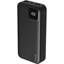 Snug 20000mAh square Digital Powerbank - Black Snug 20000mAh square Digital Powerbank - Black