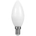 Switched 5W Candle LED Light Bulb E14 - Cool White