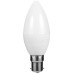 Switched 5W Candle LED Light Bulb B22 - Warm White