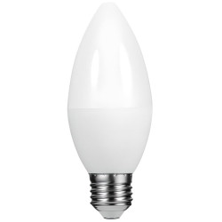 Switched 5W candle LED Light Bulb E27 - Warm White