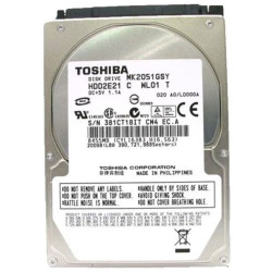 Toshiba 200GB 2.5" 7200rpm 16MB Cache SATA2 3Gb/s Hard Disk Drive
