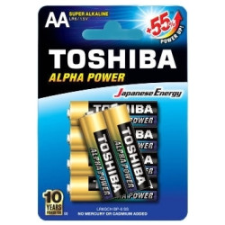 Toshiba Alpha Power Alkaline AA - 6 pack