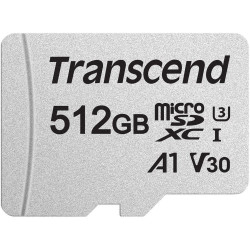 Transcend 300S 512GB MicroSDXC Class 10 UHS-I U1/U3 V30 A1