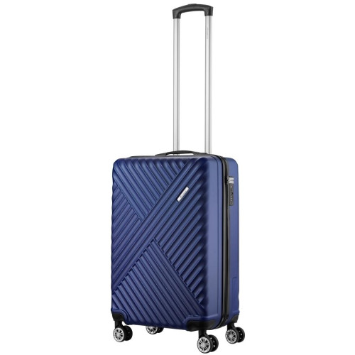 Travelwize Astra ABS 55cm 4-wheels Spinner Luggage - Navy Travelwize Astra ABS 55cm 4-wheels Spinner Luggage - Navy