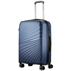 Travelwize Quartz PP 76cm 4-wheels Spinner Luggage - Navy Travelwize Quartz PP 76cm 4-wheels Spinner Luggage - Navy