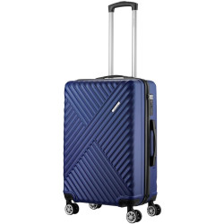 Travelwize Astra ABS 67cm 4-wheels Spinner Luggage - Navy Travelwize Astra ABS 67cm 4-wheels Spinner Luggage - Navy