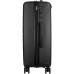 Travelwize Maple ABS 65cm 4-wheels Spinner Luggage - Black