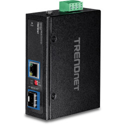 Trendnet Hardened Industrial 100/1000Base-T to SFP Media Converter