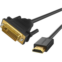 Ugreen HDMI Male to DVI (24+1) Male cable - 2m Ugreen HDMI Male to DVI (24+1) Male cable - 2m