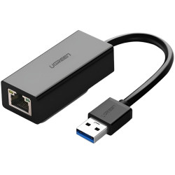 Ugreen CM111 USB 3.0 to RJ5 Gigabit Ethernet Adapter - Black Ugreen CM111 USB 3.0 to RJ5 Gigabit Ethernet Adapter - Black