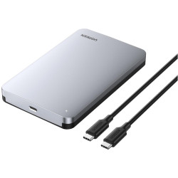 UGreen CM300 2.5" USB Type-C Hard Drive enclosure - Silver UGreen CM300 2.5" USB Type-C Hard Drive enclosure - Silver