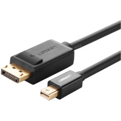 UGreen Mini DisplayPort to DisplayPort cable 1.5m - Black UGreen Mini DisplayPort to DisplayPort cable 1.5m - Black