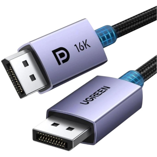 UGreen DisplayPort 2.1 Male to Male 16K Braided 3m cable