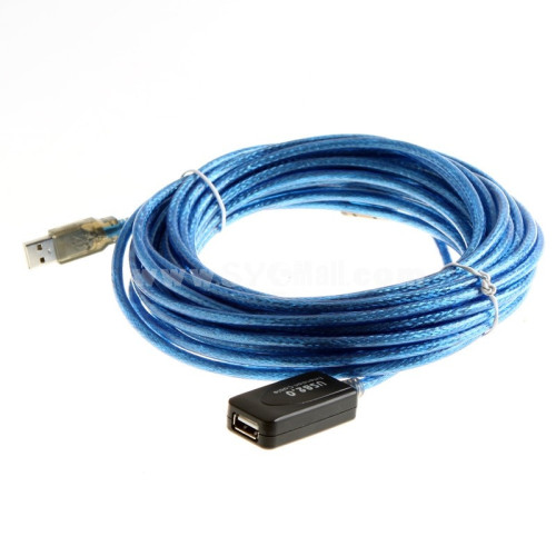 Microworld USB Extension Cable Male to Female 15m with Booster