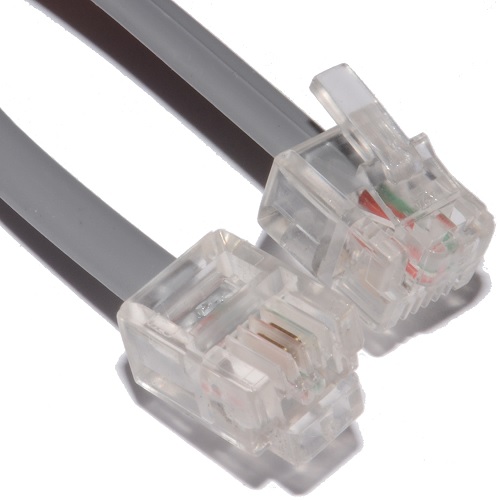 Microworld 1.8m RJ11 Male to RJ11 Male cable Microworld 1.8m RJ11 Male to RJ11 Male cable