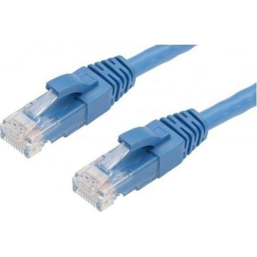Unbranded 0.3m CAT6 moulded flylead - Blue