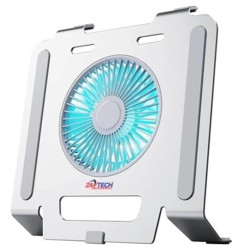UniQue 15.6" Notebook Stand with Electric Fan - Silver UniQue 15.6" Notebook Stand with Electric Fan - Silver