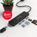 Unitek H1108a USB3.1 3-port USB Hub With Card Reader