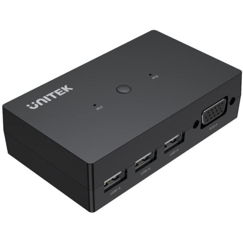 Unitek U-8709ABK VGA KVM Switch 2-in-1 out