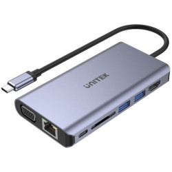 Unitek USB Type-C 8in1 Ethernet Hub Unitek USB Type-C 8in1 Ethernet Hub