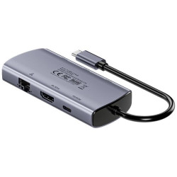 Unitek 6-in-1 USB-C Hub 4K / PD / Ethernet / 3x USB Unitek 6-in-1 USB-C Hub 4K / PD / Ethernet / 3x USB