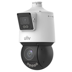 Uniview UNV Ultra H.265 4MP+4MP Outdoor LightHunter 25x Optical Zoom Dual-Lens PTZ & Bullet combo camera