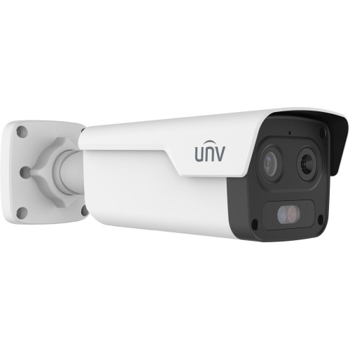 Uniview UNV H.265 4MP LightHunter Thermal & Optical Dual-Spectrum Thermal Network Bullet Camera