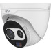 Uniview UNV H.265 4MP LightHunter Thermal & Optical Dual-Spectrum Thermal Network Bullet Camera