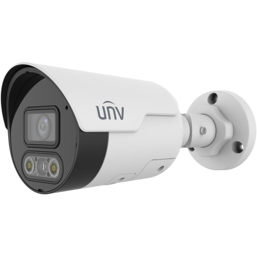 Uniview 8MP ColorHunter fixed Dual-Light Bullet Network camera with 4mm fixed Lens