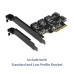 Vantec UGT-ST655 5-Port SATA III 6Gbps PCIe x4 Host Card