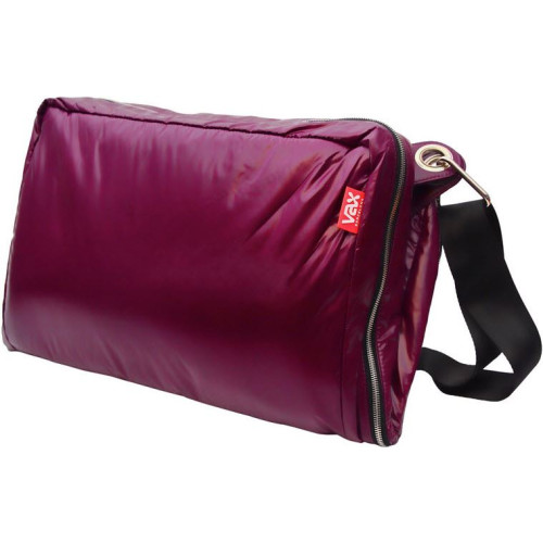 VAX vax-7005 Ramblas messenger saddlebag - Purple Umbrella fabric/ nylon - upto 20" nb + A3 document
